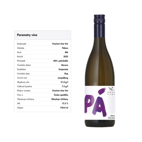 Degustační set vín | Vinařství Arte Vini | 6x0,75L