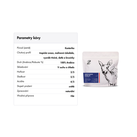 Degustační set kávy Costa Rica | 1100g