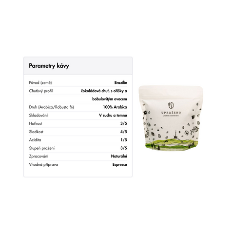 Degustační set kávy Brazílie | 1050g