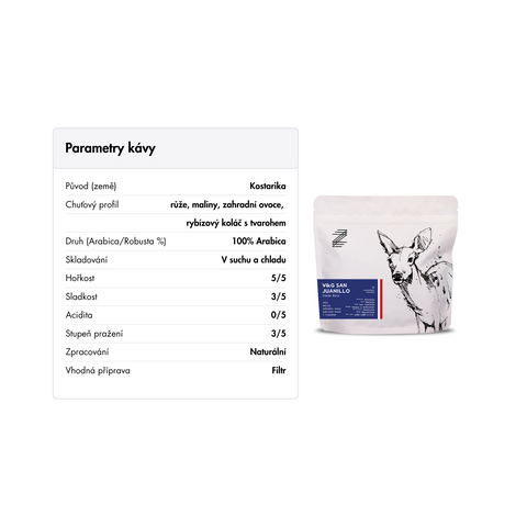 Degustační set kávy Costa Rica | 1100g