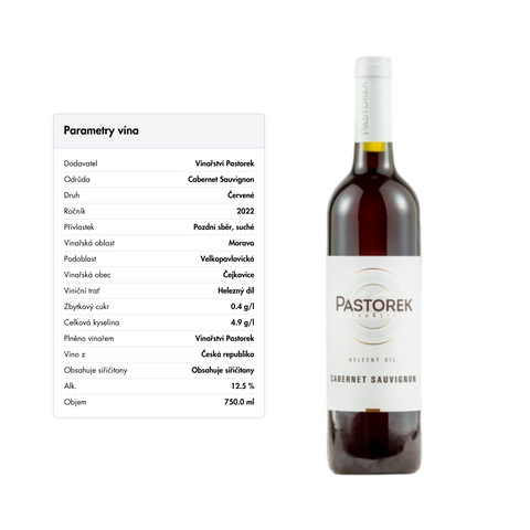 Degustační set vín | Vinařství Pastorek | 6x0,75L