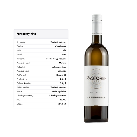 Degustační set vín | Vinařství Pastorek | 6x0,75L